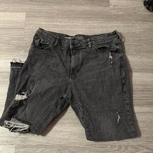 High Rise Straight Jeans